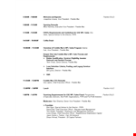 Sales Seminar Agenda example document template