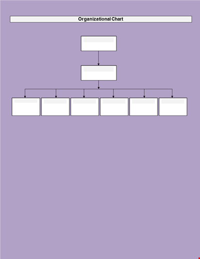 Organizational Chart Templates | Create Clear and Effective Organizational Structures