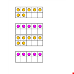 Ten Frame Template for Mathematics Practice | Free Printable PDF example document template