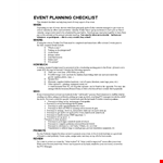 Event Planning Template - Streamline Your Planning Process | Company Name example document template