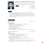 Experienced Construction Company Accountant | Accounting, University, Financial | Lanka example document template