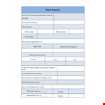 Create a Winning Event Proposal with Our Template example document template
