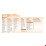 Ultimate House Cleaning Checklist - Keep Your Home Clean and Organized with Our Easy-to-Use Guide example document template