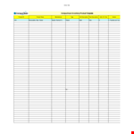 Excel Product Inventory Template example document template