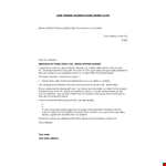 Immigration Family Invitation Letter example document template