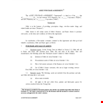 Buyer-Seller Agreement for Closing - Purchase Agreement Template example document template