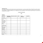 Quality And Safety Agenda example document template