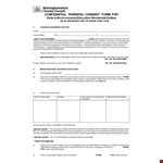 Download our Parental Consent Form Template for hassle-free visit consent for your daughter example document template