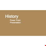 History PowerPoint Templates | Lorem Ipsum Industry | Dummy Slides example document template
