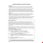 English Lesson Plan: Engage Students with Reading! Answer their Questions example document template
