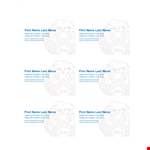 Customizable Name Tag Templates - Choose Your Position & Design example document template