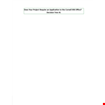 Office Decision Tree Template - Simplify Your Project Application Process with Cornell Requirements example document template