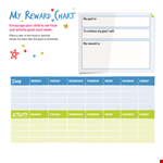 Free Printable Reward Chart Template example document template