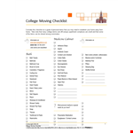 Ultimate Moving Checklist - Select Your Move example document template