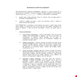 Service Agreement Template - Create a Comprehensive Service Contract | Augusta example document template
