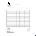 Efficient Petty Cash Log for Custodians - Track Expenditures Easily example document template
