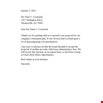 Plan Rejection Letter example document template