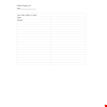 Easily Organize Your Potluck with Our Sign Up Sheet | Free Template example document template