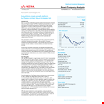 Smart Company Analysis Template example document template