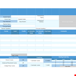 Customize Report Card Template for Your Course in Semester - Grade, Credits, and More example document template