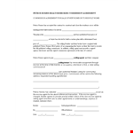 Commission Agreement Template for Agents: Commission, Selling, Petros Homes example document template