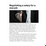 Salary Negotiation: Crafting an Effective Letter to Maximize Your Offer example document template