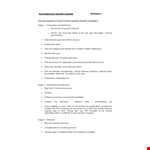 Sample Recruitment And Selection Checklist example document template