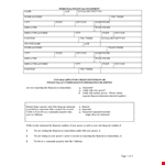 Streamline Your Finances: Personal Financial Statement Template for Total Financial Organisation example document template
