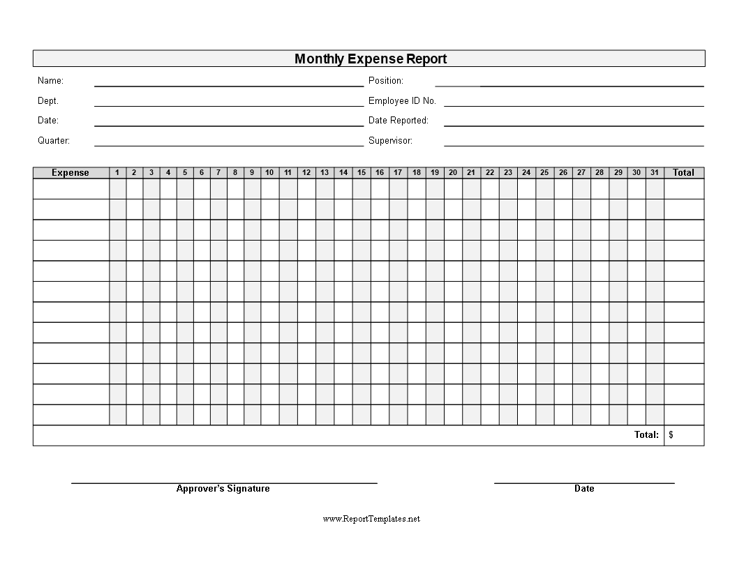 Monthly Expense Report Template Track Your Total Expenses monthly-expense-report-template-track-your-total-expenses