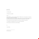 Relieved from Company | Resignation Letter & Relieving Letter example document template
