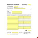 Food Purchase Order Excel Template Download Otsfziqp example document template