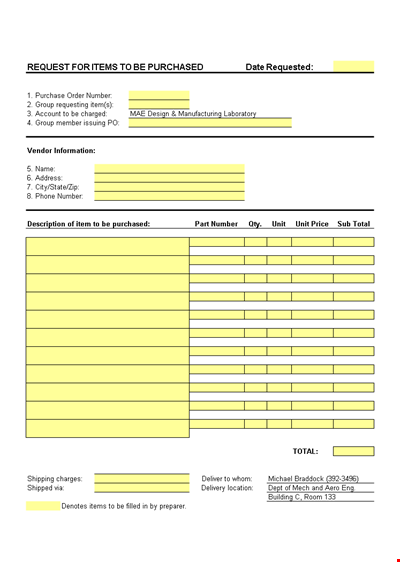 Food Purchase Order Excel Template Download Otsfziqp