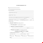 Download a Promissory Note Template for Free - Secure Your Payments example document template