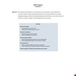 Healthcare Swot Analysis Template Word example document template 