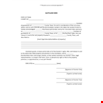 Quit Claim Deed Template - Legal Texas County | Grantor Quit Claim Deed Template example document template