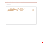 Get Creative with Our Postcard Template | Customize and Design Easily - Martha Stewart example document template