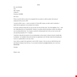 Formal Work Resignation Letter example document template