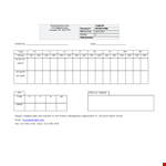 Hospital Daily Inventory example document template