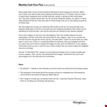 Cash Sheet example document template