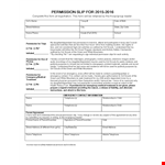 Get Your Permission Slip Now for Your Troop example document template 