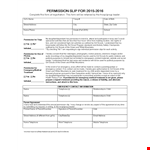 Get Your Permission Slip Now for Your Troop example document template