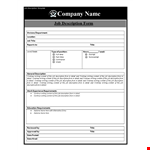 Compelling Job Description Template in Minutes example document template