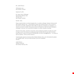 Manager Personal Resignation Letter example document template
