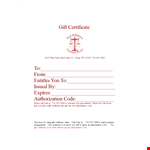 Gift Certificate Word Document Template example document template 