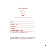Gift Certificate Word Document Template example document template