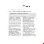 Residential Market Survey Template for the Market MRICS and FRICS example document template