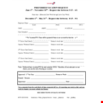 Request Your Vacation and Plan Your Return with Our Convenient Form example document template