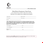 Get an Expertly Drafted Promissory Note Template | Company & Student-Friendly | Owens example document template