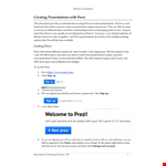 Free Prezi Presentation Template example document template 