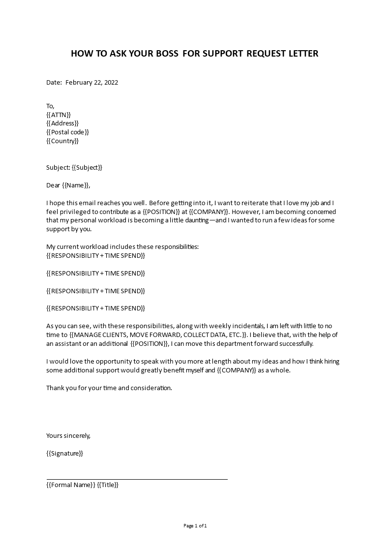 Boss Support Request Letter boss-support-request-letter